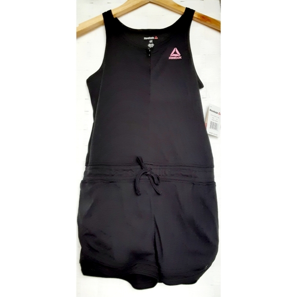 Reebok Girls Racerback Drawstring Active Jumpsuit - Picture 8 of 16
